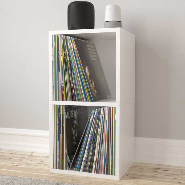 Ebern Designs Bellwood ZBoard Paperboard 29.1'' H Media Shelves